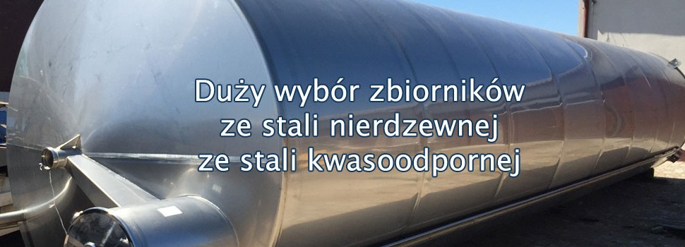 Zbiorniki kwasoodporne stalowe aluminiowe plastikowe Polska